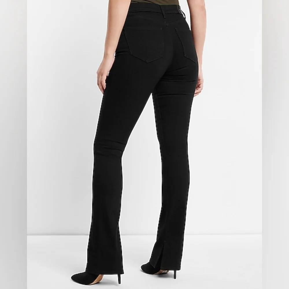 EXPRESS: Mid Rise Skyscraper Jeans - Picture 4 of 9